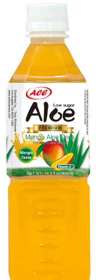 ACE Mango Aloe Drink bottle